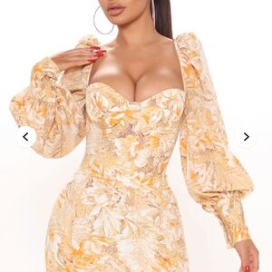 Jillian Printed Mini Dress